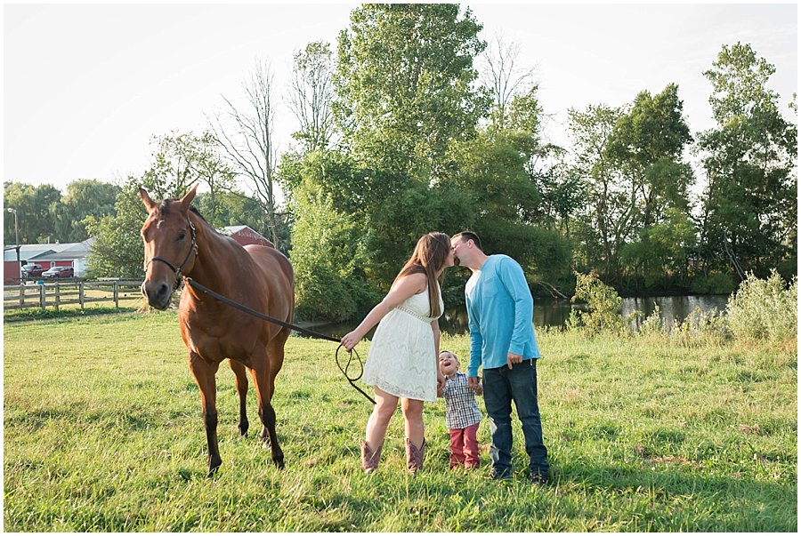 Rustic Engagement session beautiful Dalton Horse stable