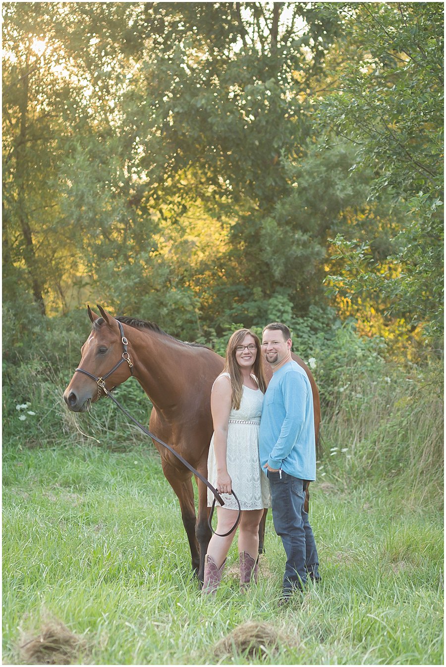 Rustic Engagement session beautiful Dalton Horse Stable
