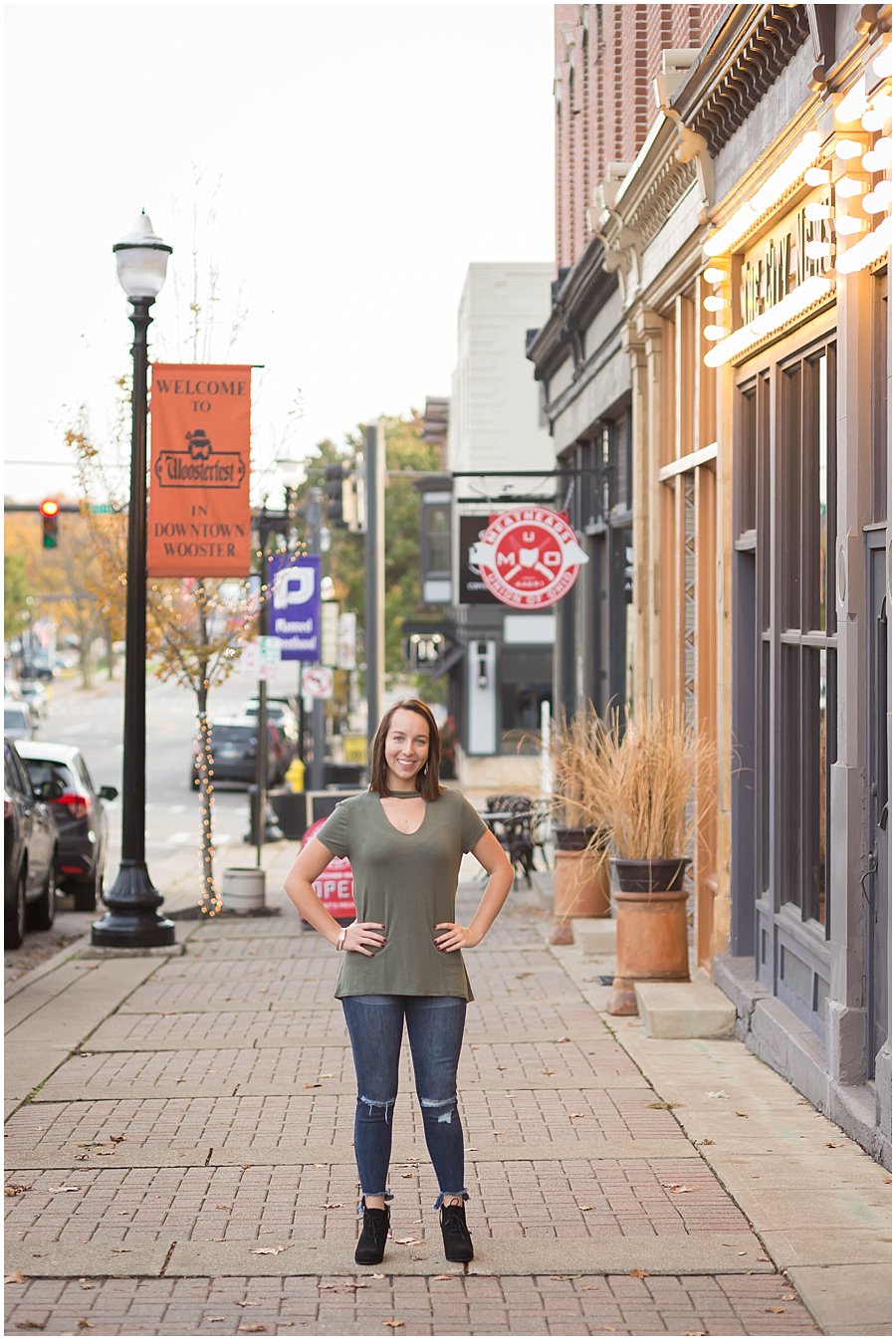 Downtown Wooster Senior Session