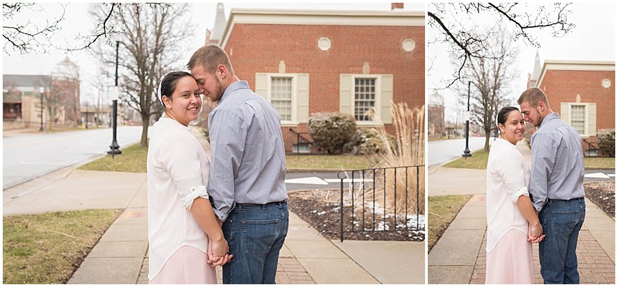 Downtown Wooster Engagement Session