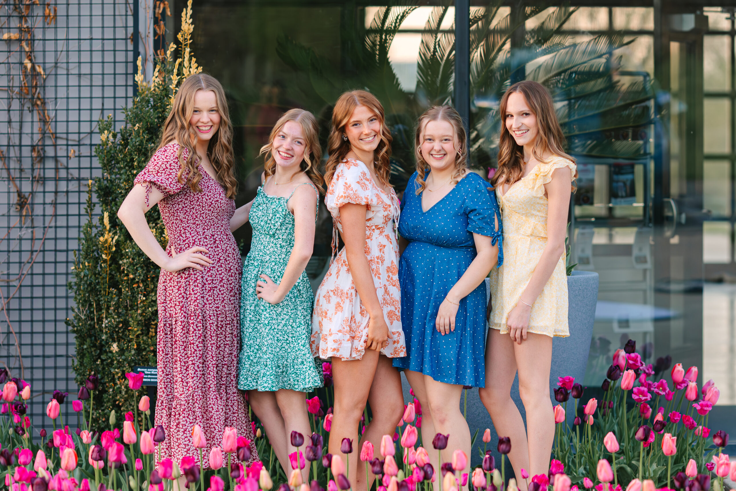 senior rep team girls group photo in Northeast Ohio