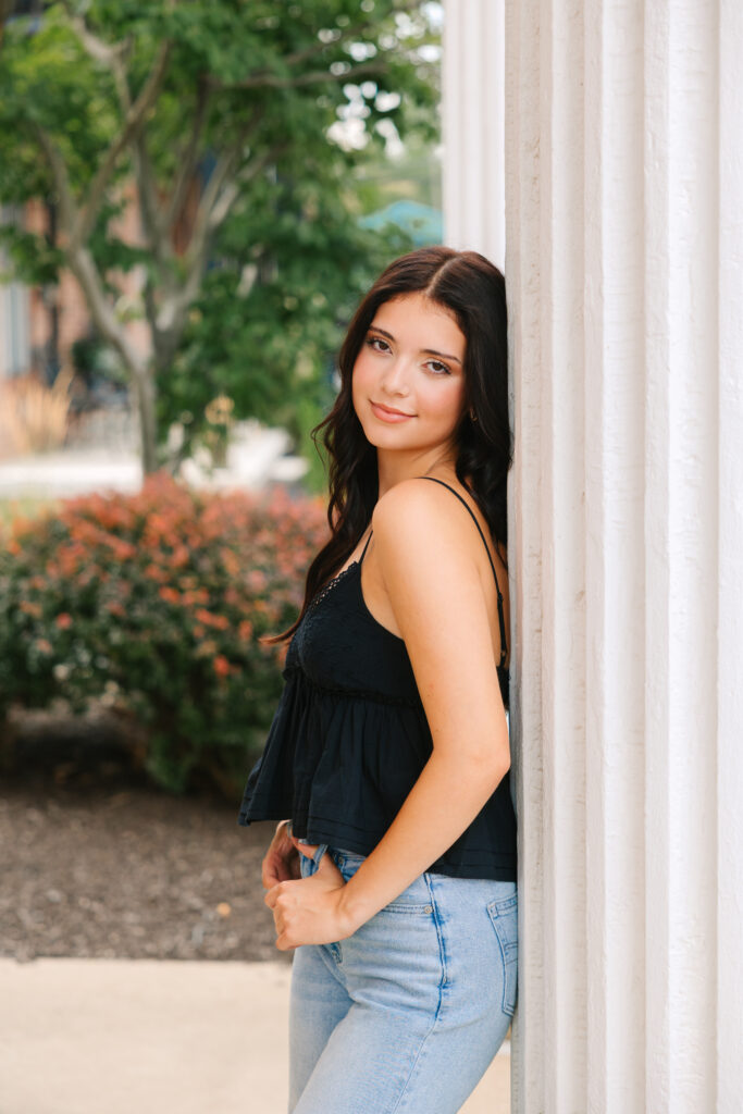 Downtown Wooster Ohio Senior Girl photos