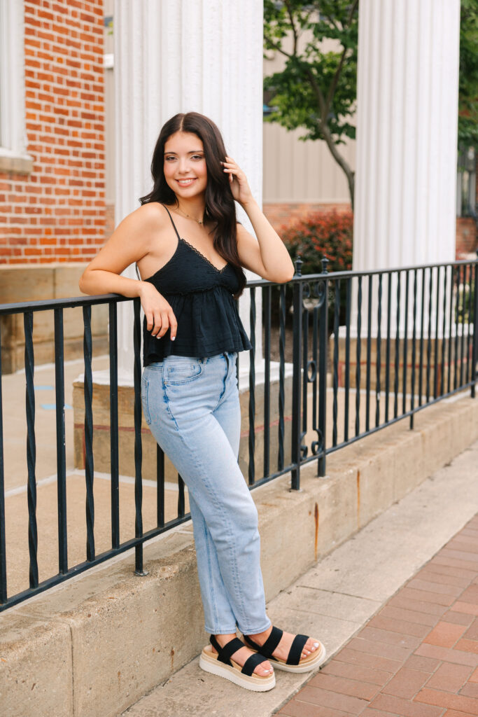 Downtown Wooster Senior Photos