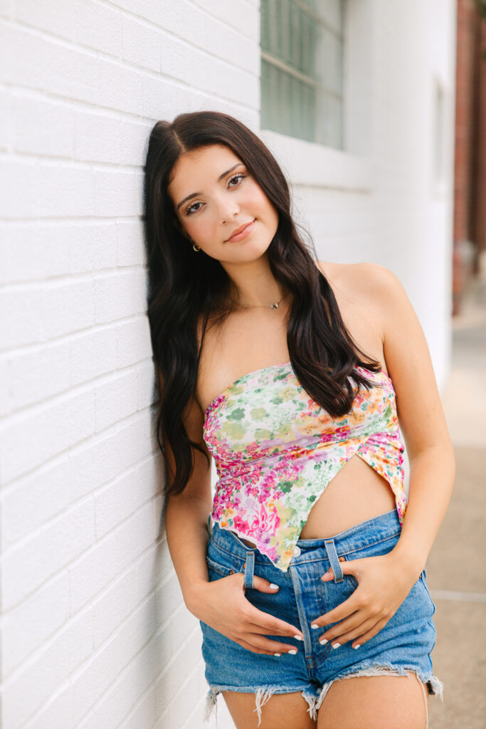 Downtown Wooster Senior Girl Photos