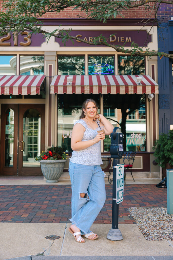 senior pictures in downtown Canton Ohio